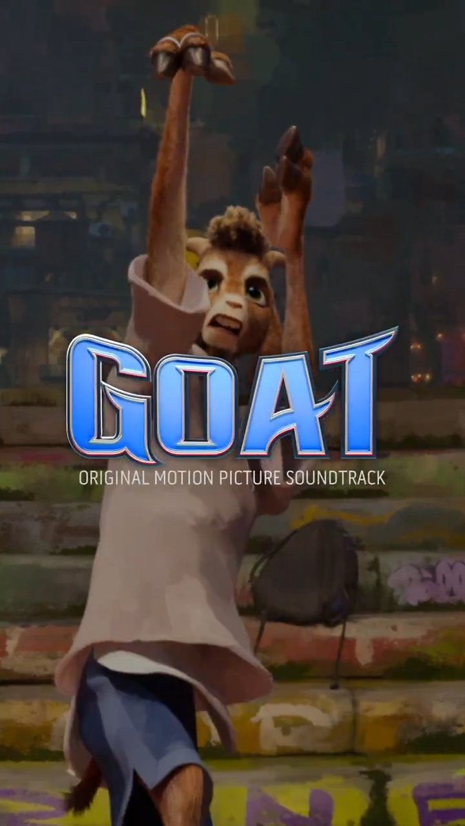 GOATed movie… GOATed music. The soundtrack for #GOATmovie featuring CORTIS, Bryant Barnes, and more – listen now.