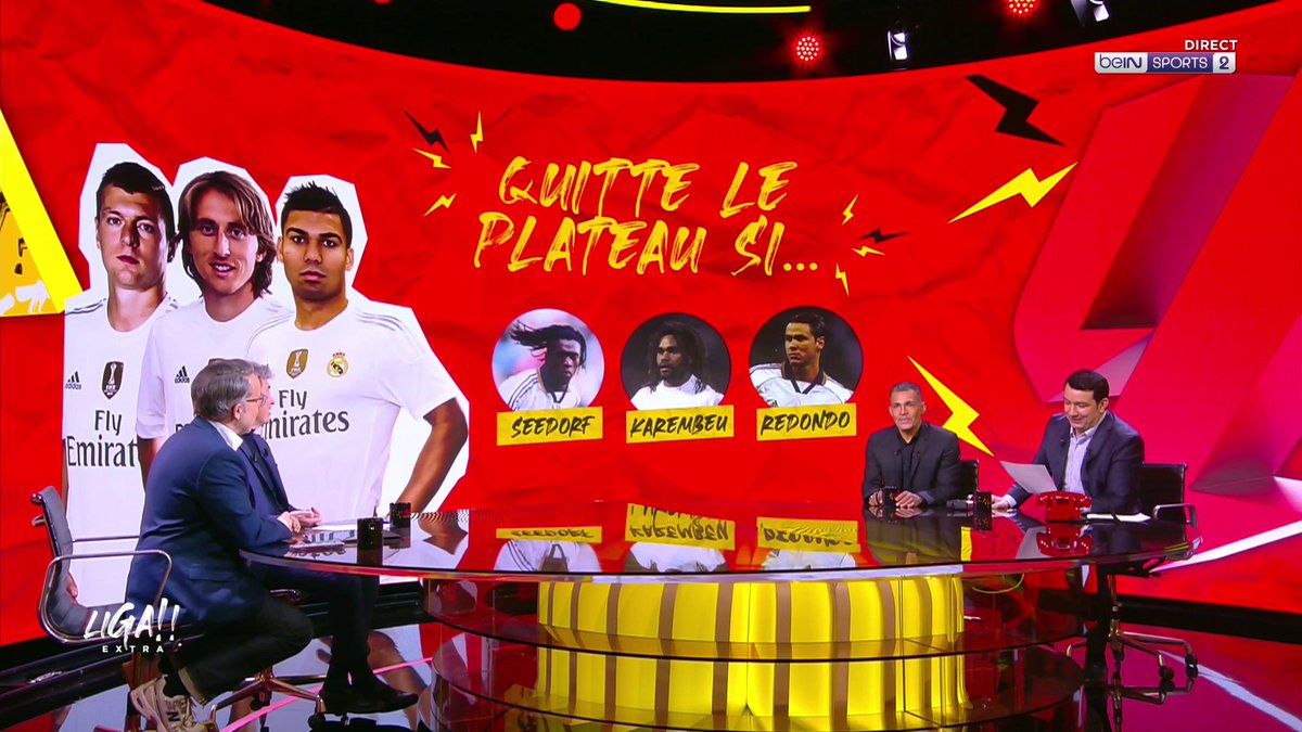 [📺LIVE] 🇪🇸 #LigaExtra ⚽ "Quitte le plateau si tu entends un meilleur milieu de terrain que... Casemiro, Modric et Kroos !" 🏆 Nos experts Omar da Fonseca Benjamin Da Silva et Sonny Anderson vont-ils quitter le plateau ?