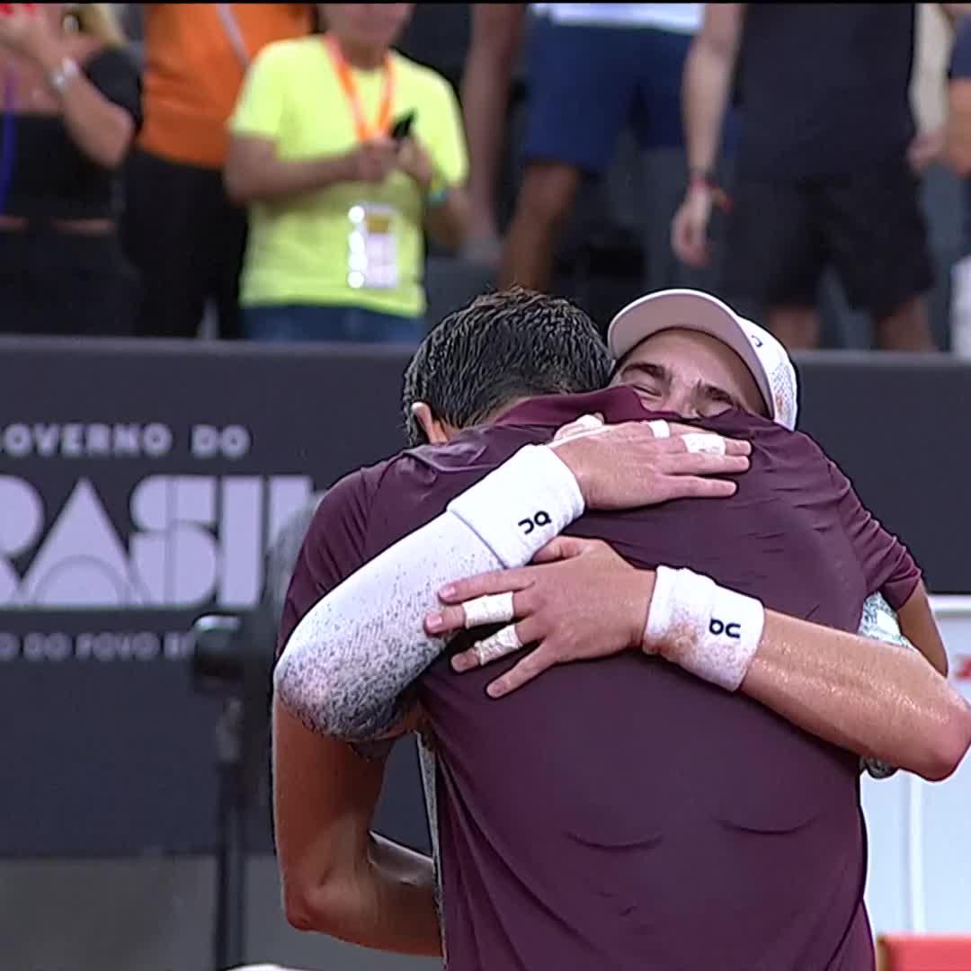 The most DRAMATIC of championship points 😱 The moment Fonseca/Melo completed the dream week in Rio! Rio Open