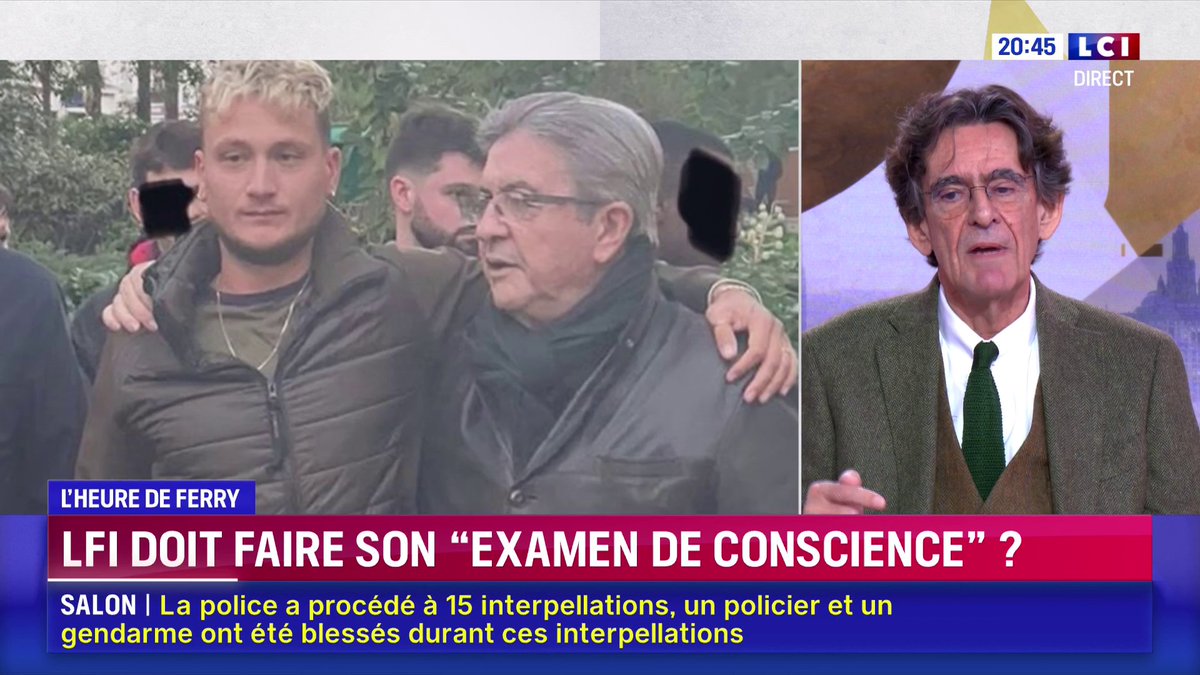 🔴🗣️ "Ce qui intéresse Jean-Luc Mélenchon, c'est de rester le pape de la gauche de la gauche et qu'on parle de lui (...) Il sait très bien qu'il ne sera jamais président de la République mais ça lui permet d'exister" : Luc Ferry sur LCI
