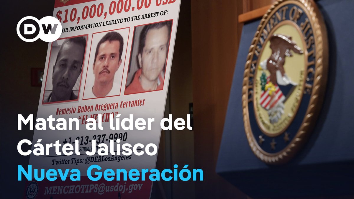 El Ejército de México mata al capo del narco Nemesio Oseguera, alias "El Mencho" El líder del Cártel Jalisco Nueva Generación, de 59 años, era uno de los capos más buscados por México y Estados Unidos, que ofrecía una recompensa de 15 millones de dólares.