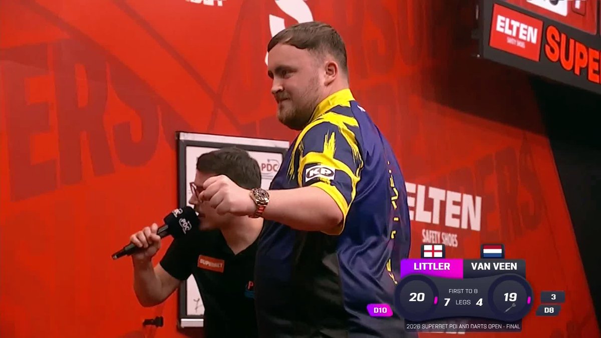 LITTLER WINS THE POLAND DARTS OPEN 🏆 Simply ridiculous from the world number one 🔥 Luke Littler averages over 108 and defies a nine-darter from Gian van Veen to slay the Dutchman 8-4 and win the inaugural SUPERBET Poland Darts Open ☢️ #ET1