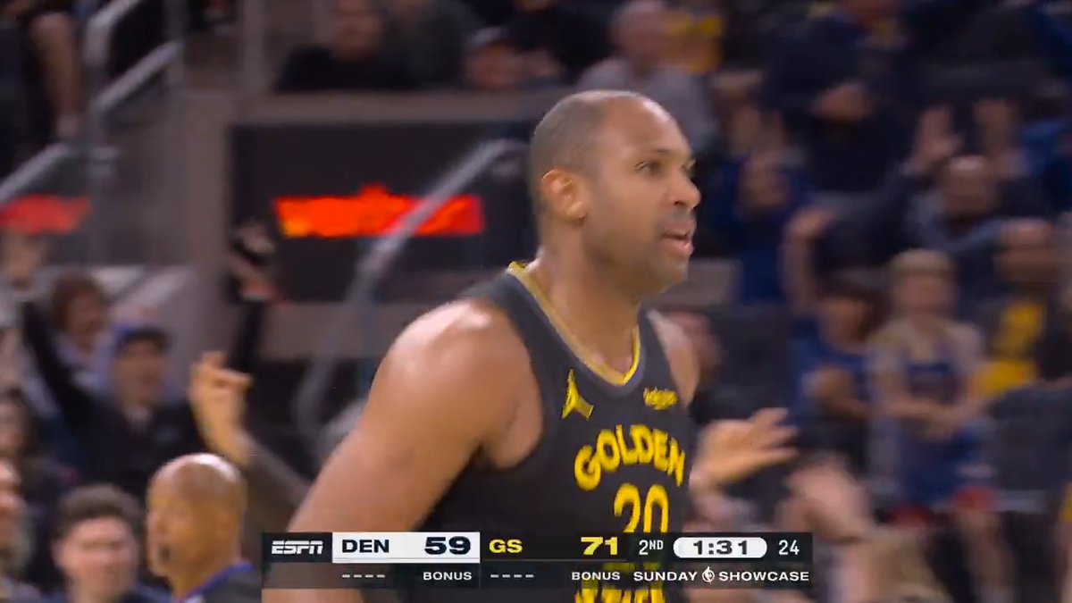FIVE threes for Big Al ☔️ 📺 #NBAonABC