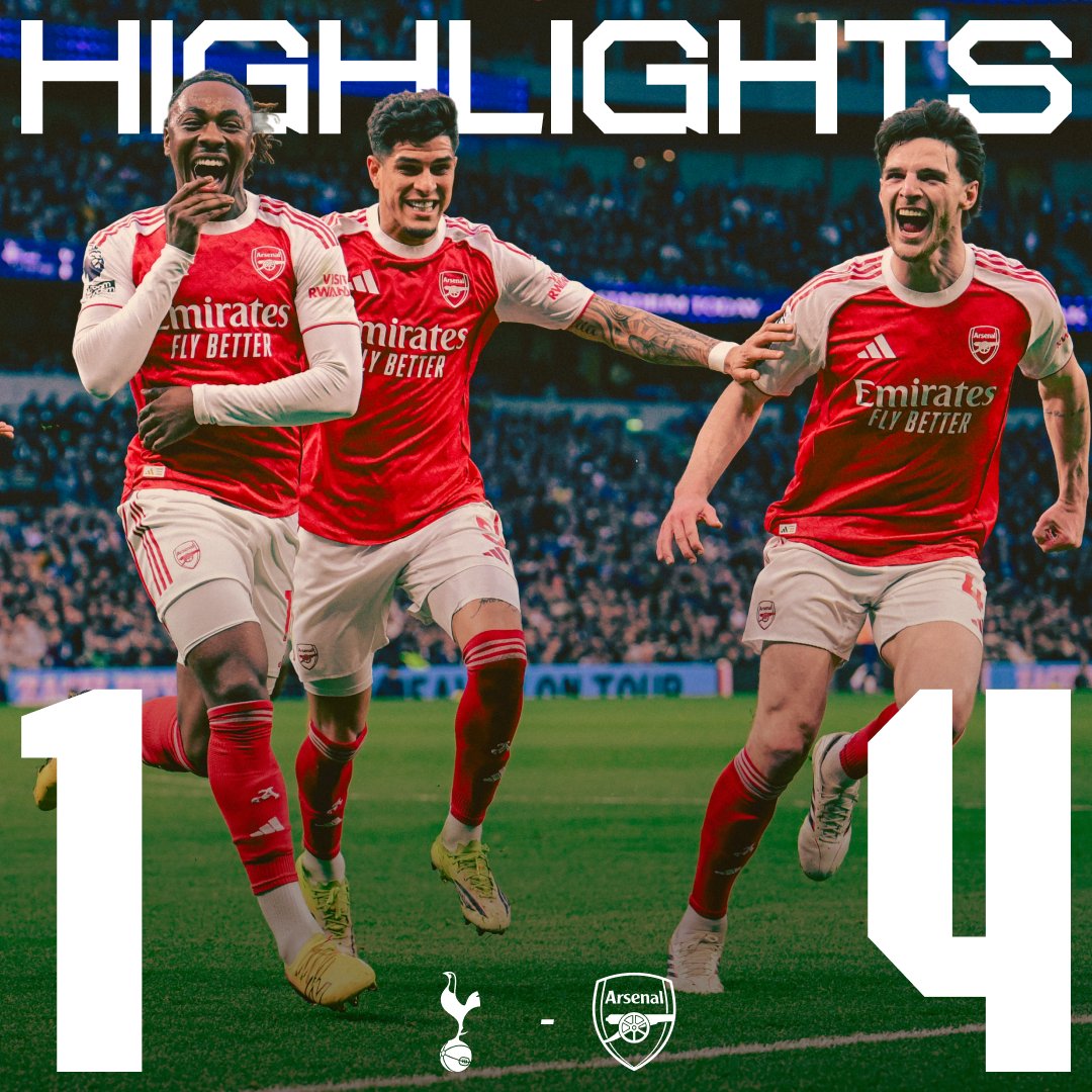 Dominance in the derby 💫 Highlights from our huge win against Tottenham are live 📺