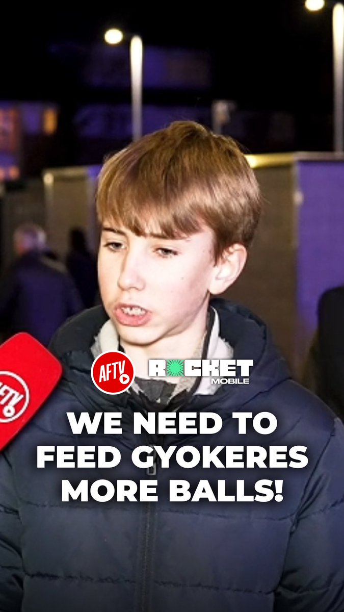 We simply just need to feed the ball more to Gyokeres - he will do the rest! ⚽🔥 Get unlimited data, calls, and texts for just £16 a month! Switch now to Rocket Mobile 👉 #ad UK only. T&amp;Cs apply. #FanCams