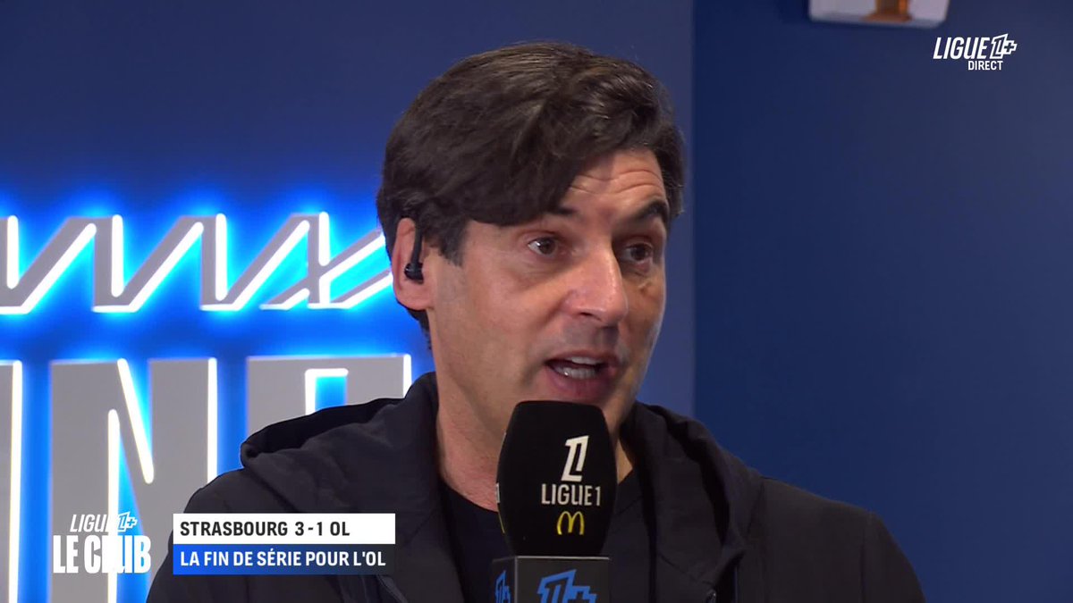"Félicitations à Strasbourg, ils étaient meilleurs que nous et ont mérité de gagner le match" 💬 Coach Fonseca beau joueur après la fin de série lyonnaise. #RCSAOL