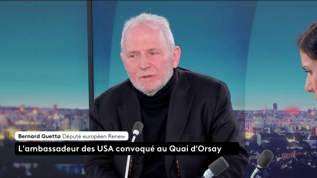 🔴 Mort de Quentin Deranque : "Les États-Unis ne s’inquiètent des violences que lorsqu’il s’agit de l’ultra-gauche. L’ultra-droite, ce sont les amis politiques du mouvement autour de Trump", clame Bernard Guetta. #23hWeekEnd #canal16