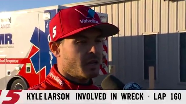 "All my fault, obviously."- Kyle Larson
