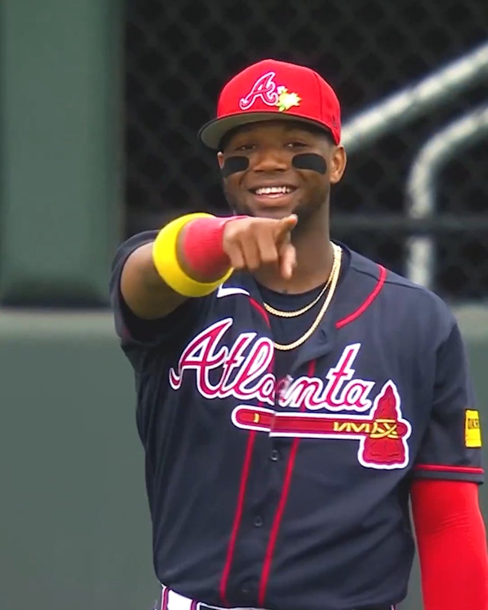 Ronald Acuña Jr. saying he wouldn’t have had to jump 😂