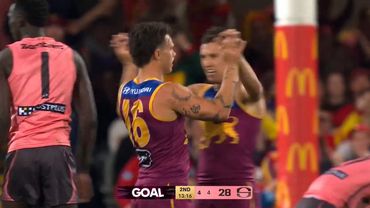Throwback to when Cam Rayner absolutely launched one at the Gabba! 🤯 Are the Lions the team to beat again this year?