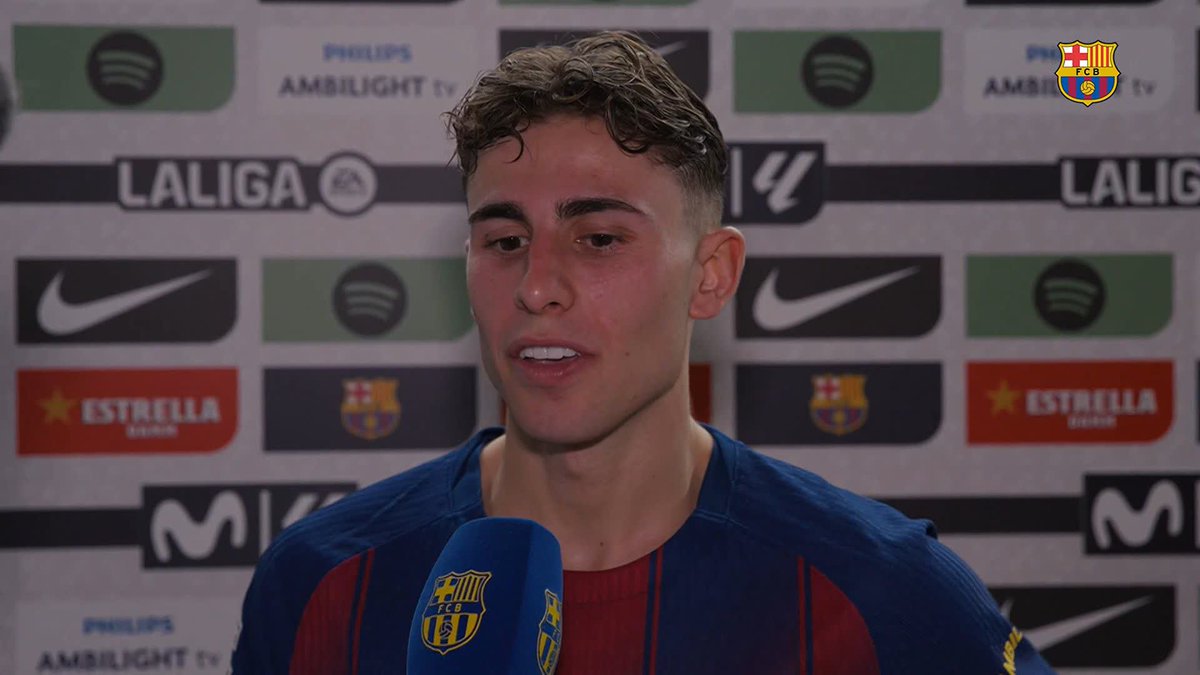 🗣️ Las reacciones de Fermín tras su golazo en el #BarçaLevante