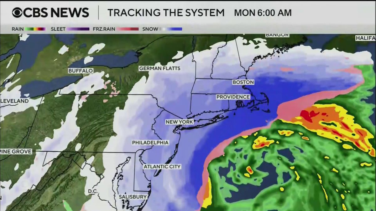 More than 40 million people are under a blizzard warning as a massive winter storm is expected to bring between 10 and 20 inches of snow to parts of the Northeast. Meteorologist Andrew Kozak TV has the latest track.