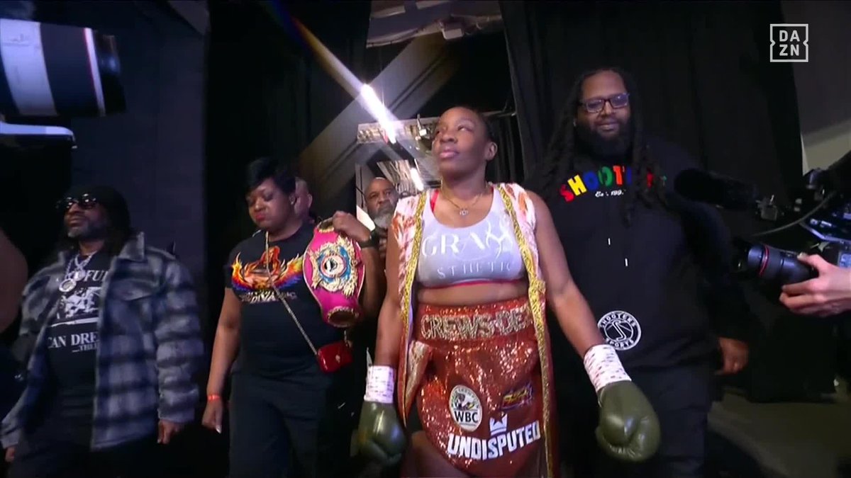 Franchon enters the ring 💥 #ShieldsCrewsDezurn2 | Live NOW on DAZN ▪️
