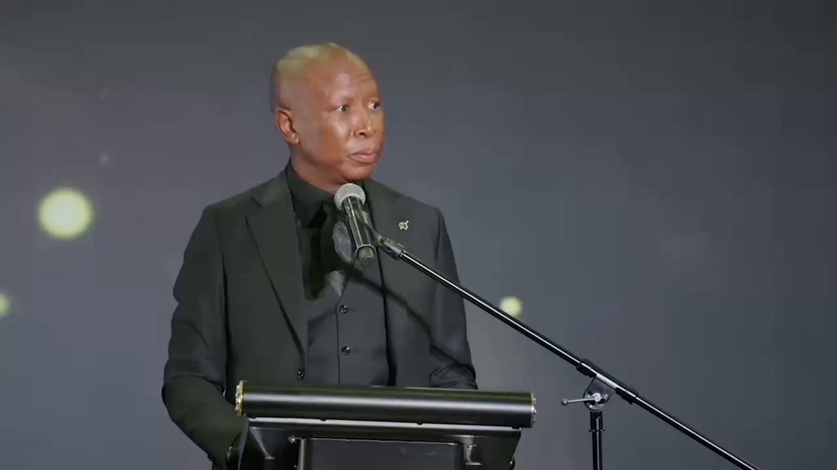 ♦️ICYMI♦️ The EFF President and Commander-in-Chief, Julius Malema, delivered words of support at the funeral service of the late Mr. Paul Mahlalela. When you empower a Black person, it doesn’t only benefit them, it benefits everyone. When we rise out of poverty together, we earn respect and collectively reclaim our dignity.
