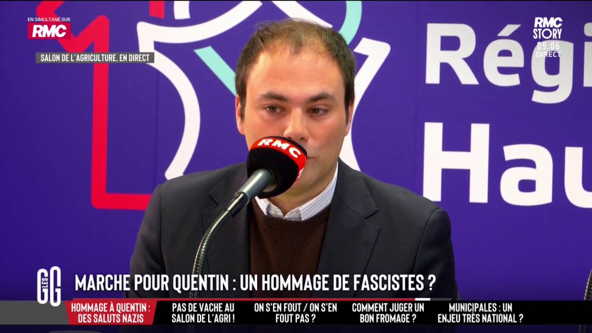 🚨 Marche pour Quentin : Un hommage de fascistes ? 🗣️ Charles Consigny : "La honte c'était que des antifas se déplacent à cette marche. Pour moi, tout représentant des mouvances d'extrême gauche, commettait un impair d'indécence". #GGRMC