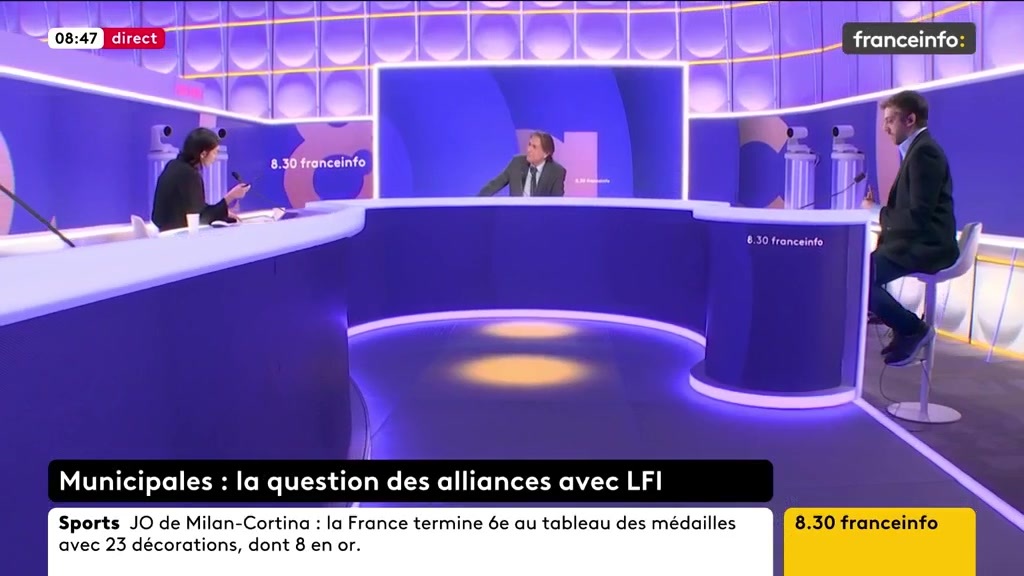🔴 Municipales : la question des alliances avec LFI ➡️ "Il ne doit pas y avoir, au premier tour des élections, un seul bulletin de vote où le logo du PS serait à côté du logo de LFI", dit Jérôme Guedj, député PS de l'Essonne, candidat à l'élection présidentielle