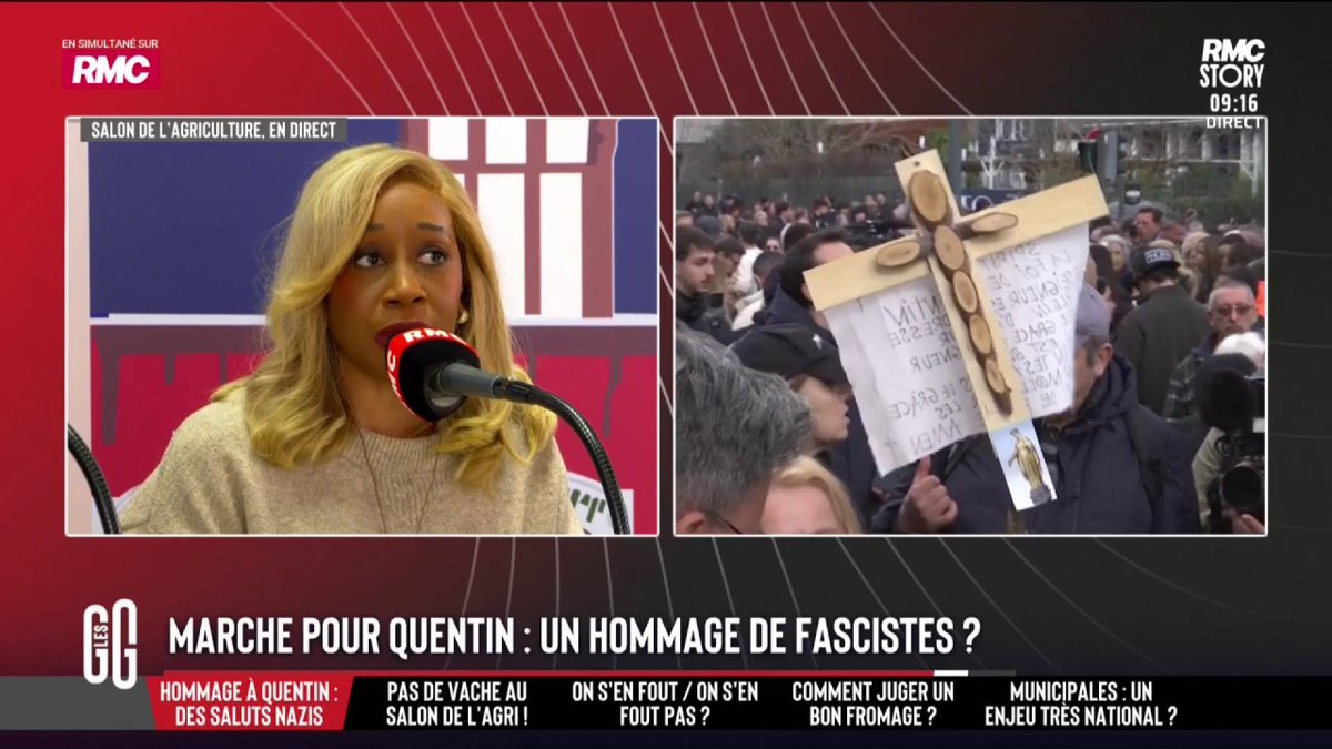 🗣️ Joëlle Dago-Serry : "Une marche avec des personnes qui font des saluts nazis, ça parle assez clairement de là où Quentin se situait". 🗣️ Didier Giraud : "On peut être d'ultra-droite sans être un fasciste ! " #GGRMC