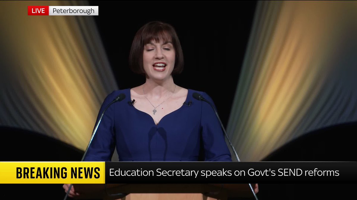 BREAKING: "Our system works well for some children, but not all." Education Secretary Bridget Phillipson says while the British school system has come a long way, there is still a big disadvantage gap for SEND pupils. 📺 Sky 501, Virgin 602