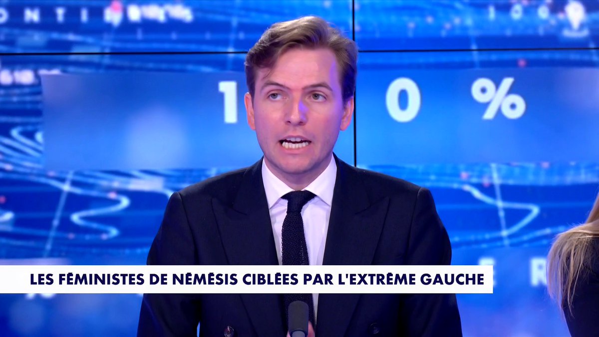 Erik Tegnér, journaliste, sur les menaces qui pèsent sur le collectif Némésis : «L'extrême gauche veut instaurer un climat de peur», dans #100%Frontieres