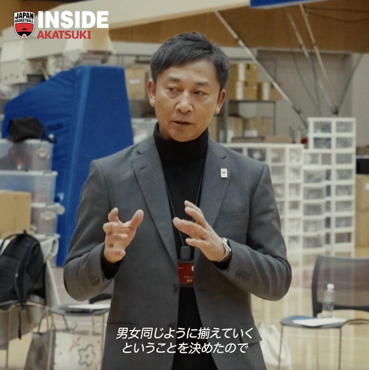 「やれることは全てやる」 ワールドカップ出場、そしてLAへ。 女子日本代表の激励に訪れた島田慎二会長🇯🇵 #AkatsukiJapan #FIBAWWC #WeOwnTheGame