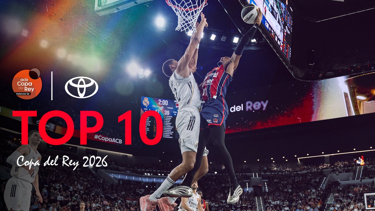 Pero... ¿alguien tenía dudas de que el MVP de la #CopaACB no se iba a quedar también con la corona del #Top10Toyota con semejante póster? 😱 ¡TRENT FORREST, ESTÁS ABSOLUTAMENTE LOCO! 🤪 ¡UN MATE QUE PASA A LA HISTORIA DE LA #CopaACB Y KOSNER Kosner Baskonia! 🤯 | Toyota España