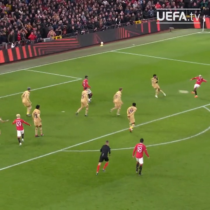 🔥🇧🇷アントニーの伝説のゴールから3年 バルサはユナイテッドに敗れELプレーオフ敗退 #UEL