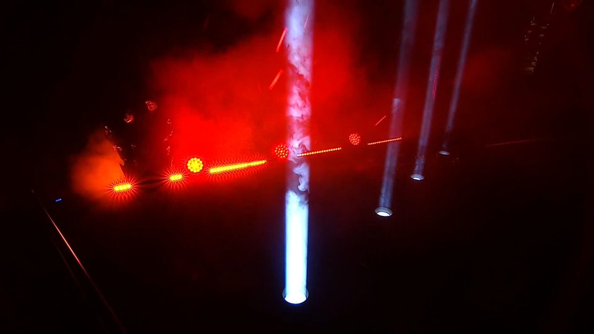 The lights on stage turning Red as Julia Hart passes through each one of them... this past week on Collision. What a cool little detail. Still one of the best themes and entrances in all of AEW. 🔥
