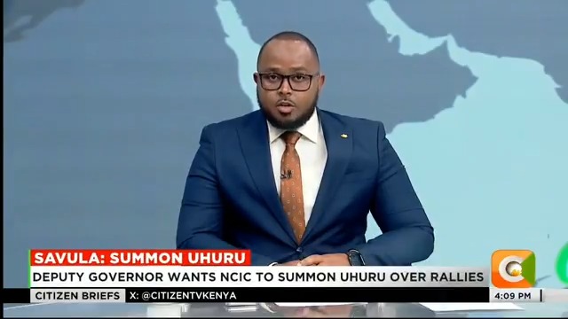 Savula: Summon Uhuru Deputy Governor wants NCIC to summon Uhuru over rallies Savula says Uhuru funding ‘Linda Mwanachi’ rallies #CitizenBriefs