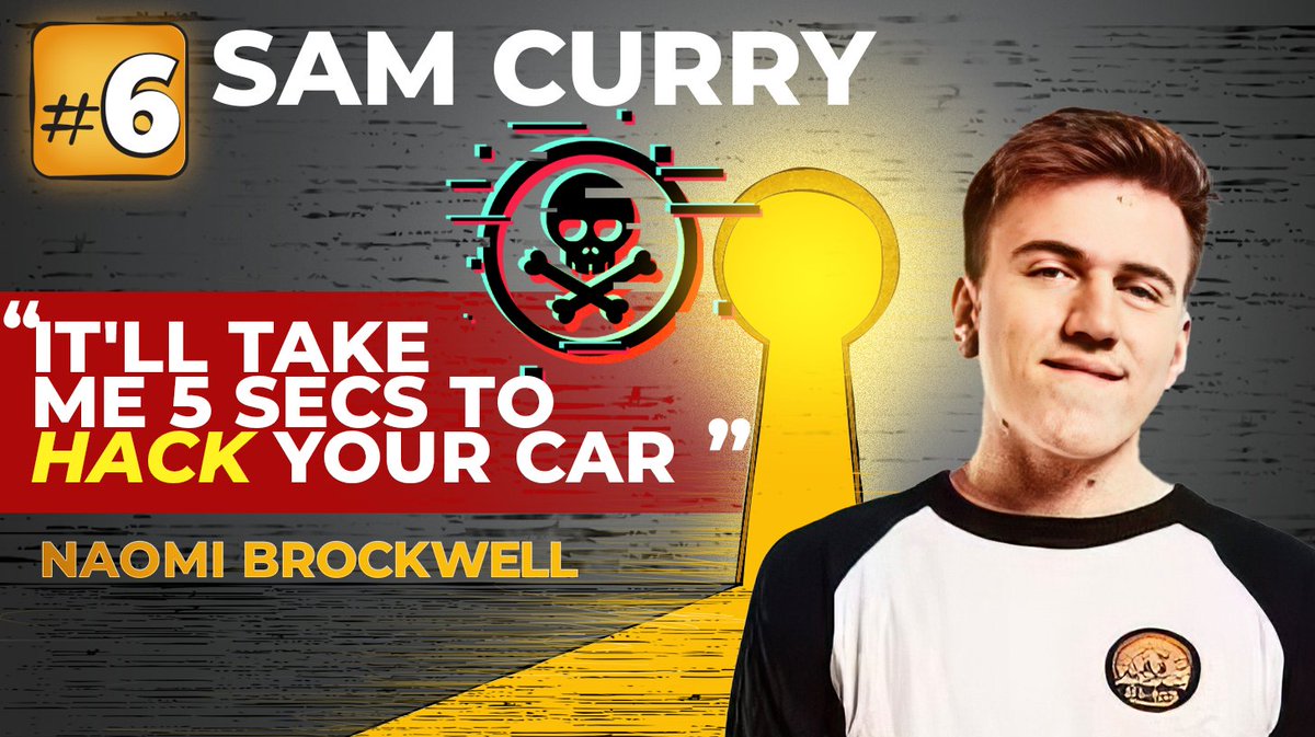 Security researcher Sam Curry shows how someone can hack your car with just your license plate: unlock it, start the engine, track a year of your location history. He found vulnerabilities in ~70% of car brands. Cars are computers on wheels and nobody's securing them.