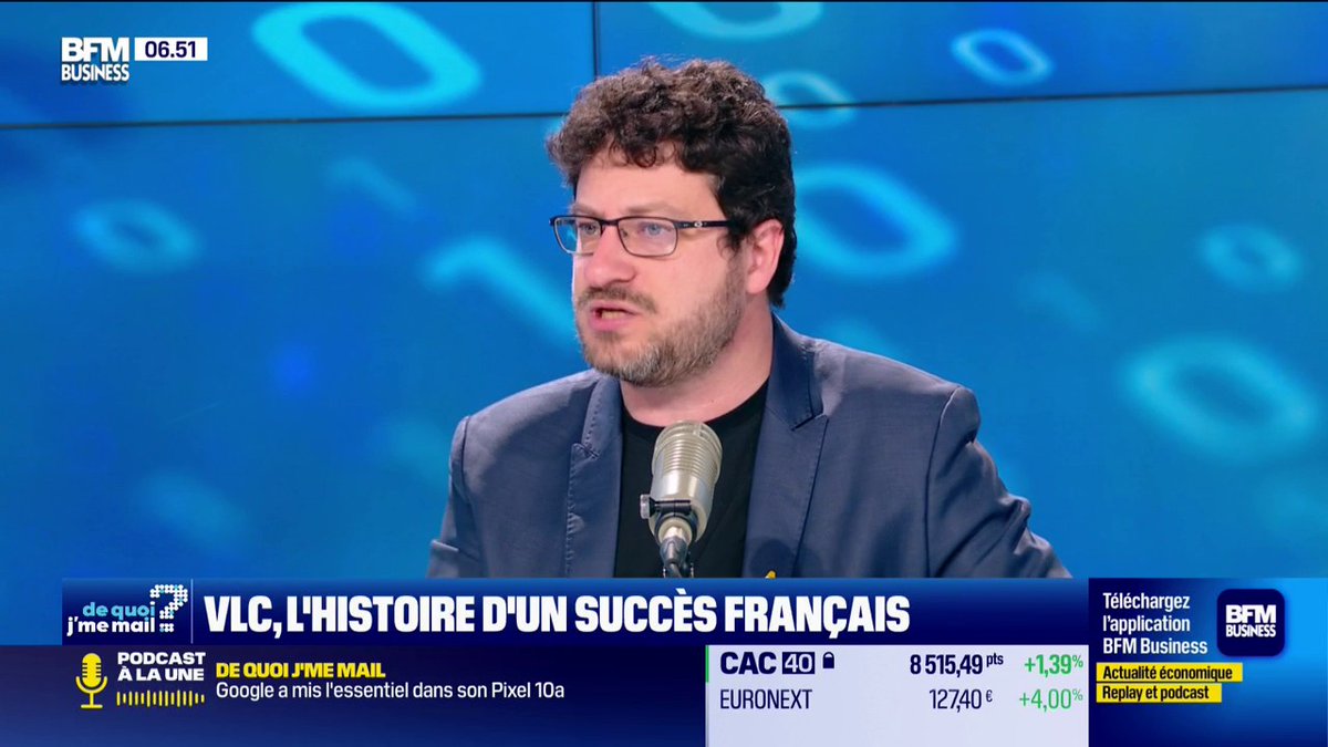 VLC : "Le cône qui lit des vidéos" "Malgré ses millions d'utilisateurs actifs et sa forte présence sur les systèmes d'exploitation, VLC n'a pas assez d'argent pour employer un seul ingénieur" 💬 Jean-Baptiste Kempf, co-créateur de VLC 🎙️ François Sorel