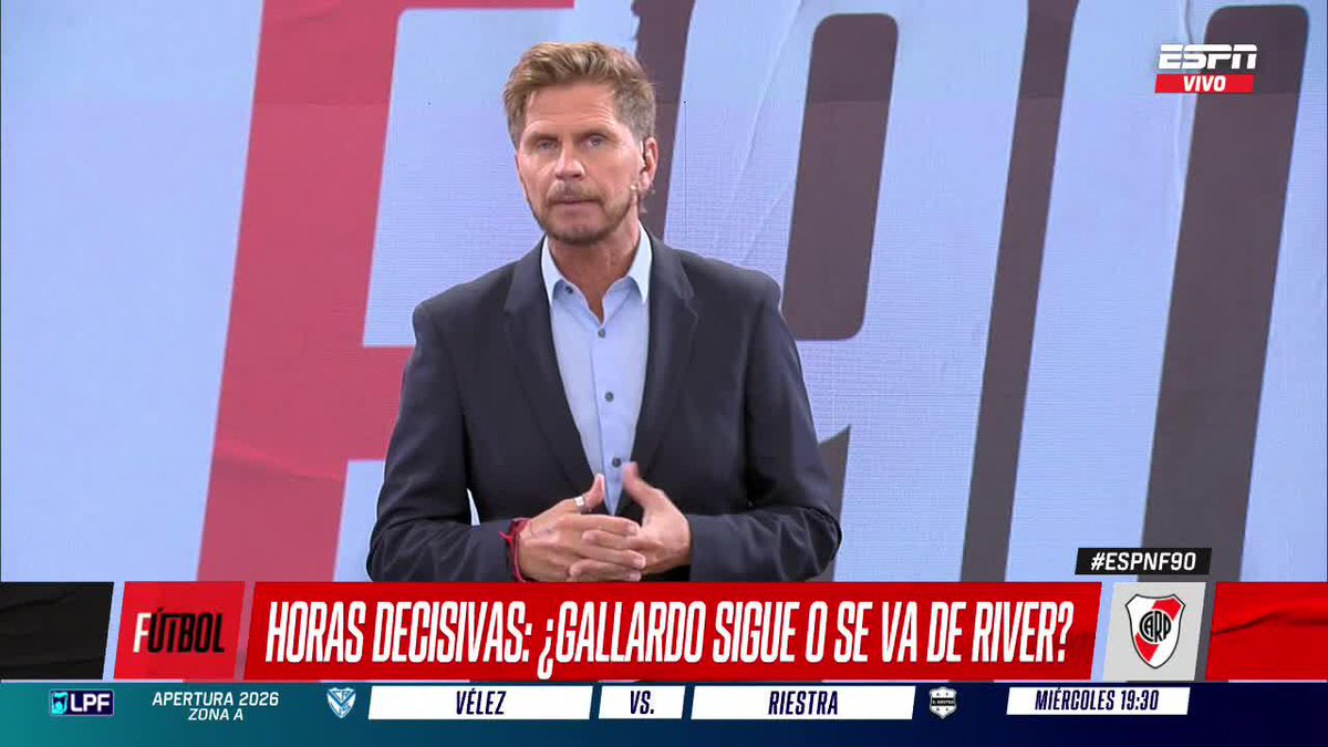 ‼️ INFORMACIÓN Y ESPECULACIÓN ¿Qué pasará con el futuro de Marcelo Gallardo en River? El comentario inicial del Sebastián Vignolo en el programa. ▶️ Mirá #ESPNF90 en el Plan Premium de #DisneyPlus