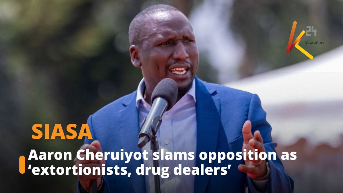 Aaron Cheruiyot slams opposition as ‘extortionists, drug dealers’