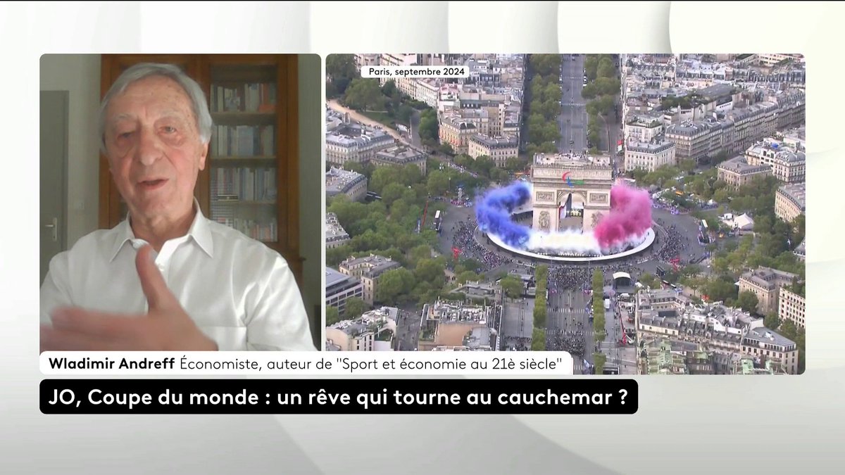 🔴 🗣️ "Les Jeux de 2024 ont coûté 2 milliards de plus qu'ils n'ont rapporté à l'économie française", souligne l'économiste Wladimir Andreff. Les Jeux d'hiver sont finis, le drapeau olympique a été remis aux Alpes 2030. Gilles Bornstein #CestTouteLaQuestion #Canal16