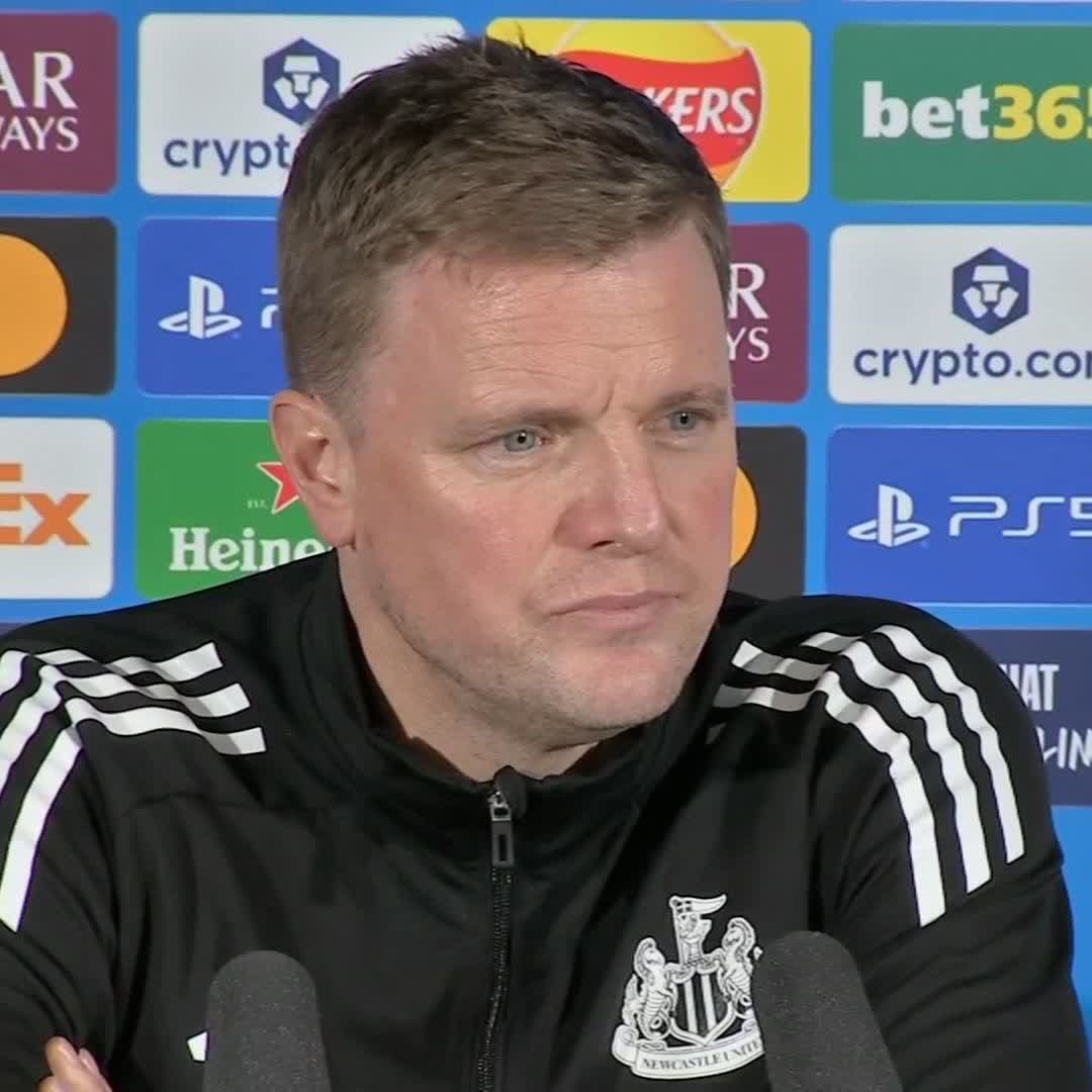 🗣️ "I think we've saved our best for that competition" Eddie Howe discusses Newcastle United's differing form between the Champions League and the Premier League.