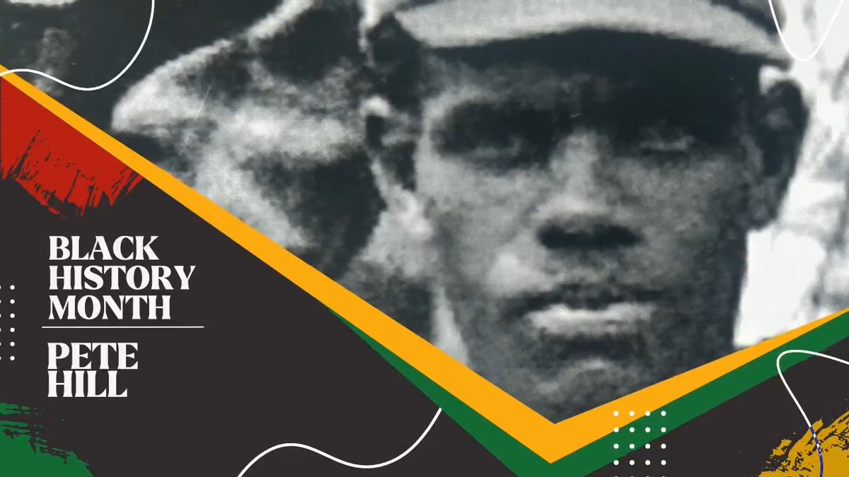 Hall of Famer Pete Hill, an exceptional line-drive hitter and center fielder in the early 1900s, is considered one of baseball's first Black superstars! #BlackHistoryMonth