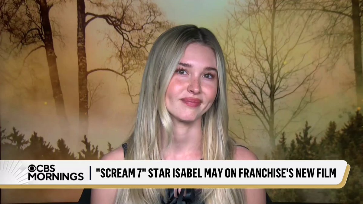 Actor Isabel May prepared for her role in #Scream7 in many ways — including making a playlist for her character and learning how to scream for the iconic film franchise. May shares why it is “so surreal” to be starring in the new Scream.