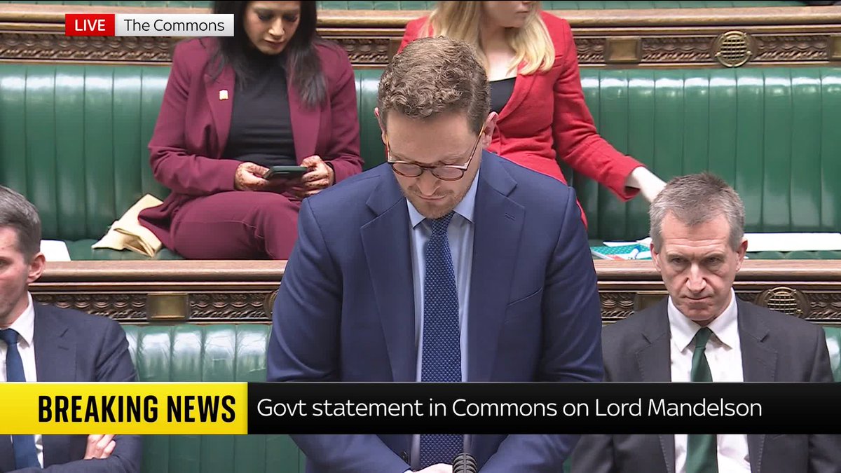 The first set of files related to Peter Mandelson's appointment as the UK's ambassador to the US will be published in early March, it has been announced in the House of Commons. 🔗 📺 Sky 501, Virgin 602, Freeview 233 and YouTube