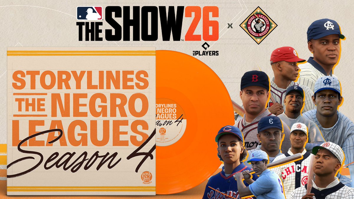 Discover one of the richest chapters of baseball history in Storylines: The Negro Leagues - Season 4*, coming to MLB The Show 26. Negro Leagues Baseball Museum Bob Kendrick *Internet connection required.