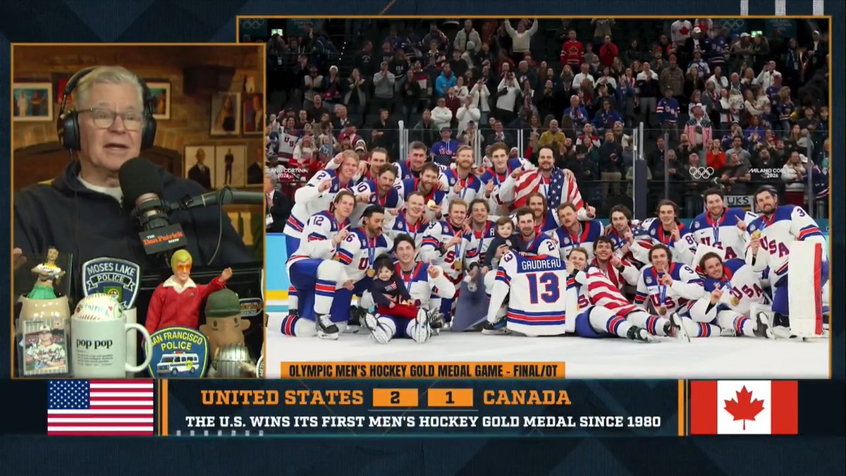 "If you were actually judging this like it was figure skating, then you would go, 'Oh, Canada... they won!' – But we don't judge it that way! We judge it with the bottom line of... goals." – DP on the U.S. men's hockey team defeating Canada to win the gold medal.