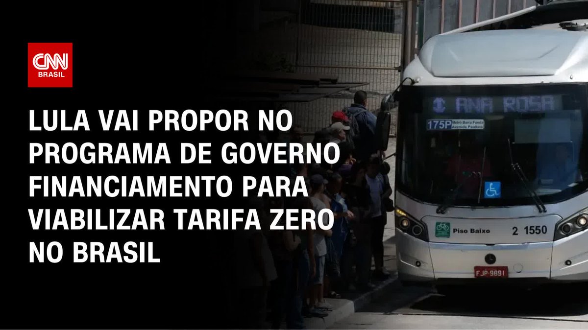 Lula vai propor "SUS do Transporte" para viabilizar tarifa zero no Brasil; assista #CNNPrimeTime