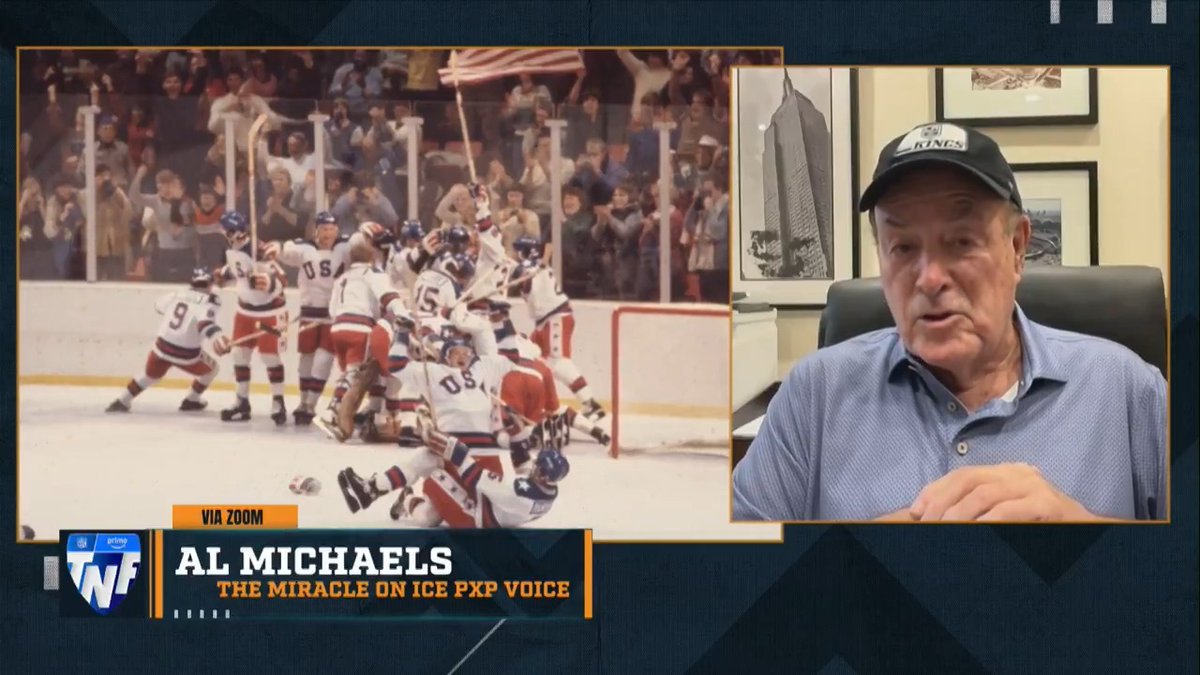 "That game was so much more than a hockey game." โ Al Michaels looks back on the "Miracle on Ice," 46 years later.