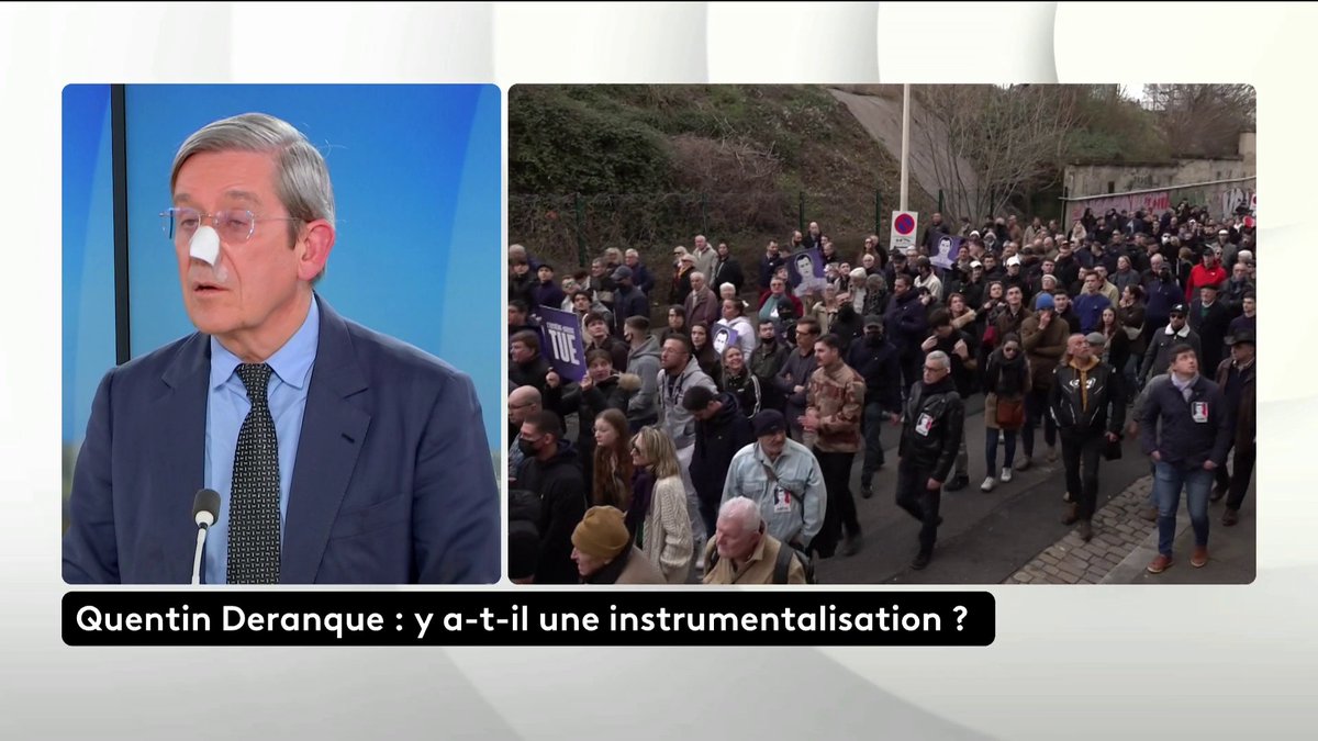 🔴 🗣️ "Il faut combattre les deux extrêmes, pour le plus grand salut de la démocratie", estime le député LIOT de la Marne Charles de Courson en référence à l'extrême droite et à l'extrême gauche, plus d'une semaine après la mort de Quentin Deranque. #ToutEstPolitique #Canal16