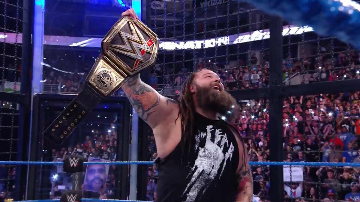 Bray Wyatt winning the WWE Championship at Elimination Chamber will always be such a special moment ❤️🙏 #WWEChamber