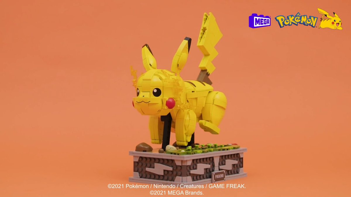 The MEGA Pokémon Pikachu building set is on sale at Amazon for $67.99 and I think it's better than the new LEGO one coming out on Friday. That's just my opinion. Originally $104.75. #ad