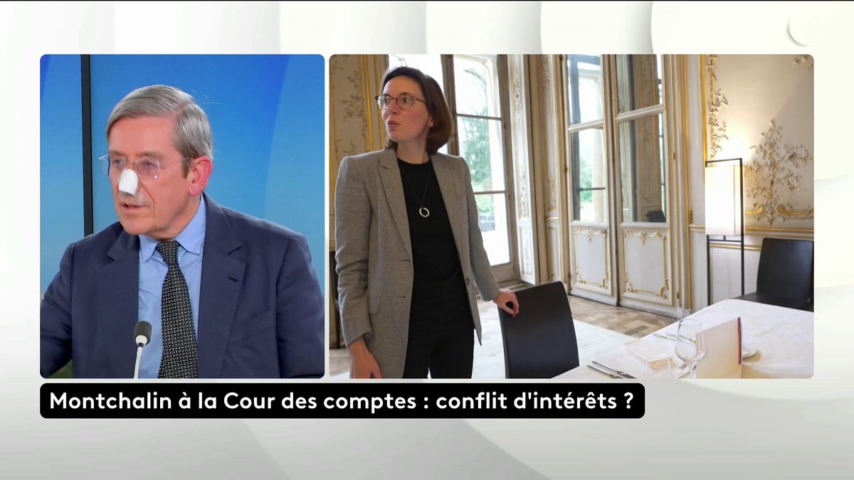 🔴 🗣️ Nomination d'Amélie de Montchalin : "L'âge de départ à la retraite c'est 68 ans à la Cour des comptes, donc ça veut dire qu'elle est première présidente pendant 28 ans", déplore le député Charles de Courson. #ToutEstPolitique #Canal16
