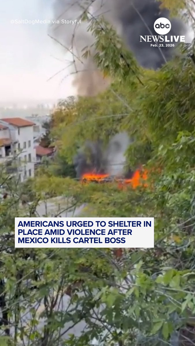 The U.S. embassy is urging Americans in Mexico to shelter in place amid violence in the country after a cartel boss was killed in a military raid. Matt Rivers reports. Read more: