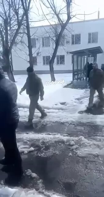 Voluntary mobilization by Zelensky. They beat a pregnant woman. All European institutions and politicians who support Zelensky are scum, bastards, and criminals.