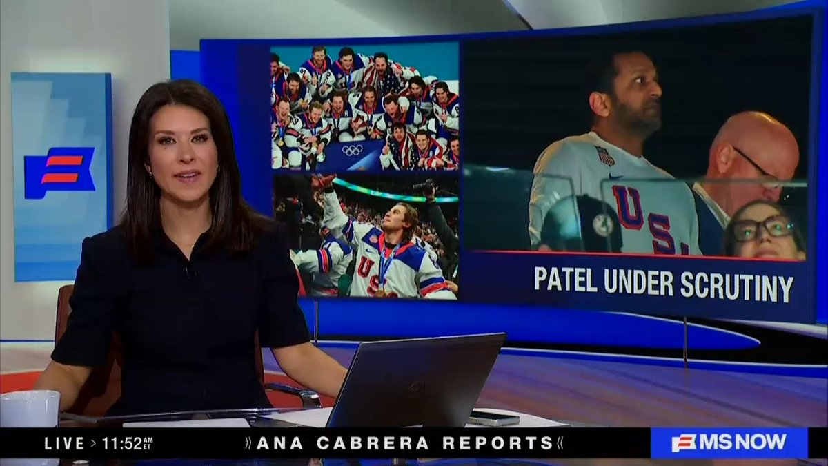 Host: Kash Patel is facing backlash this morning after celebrating with the US men's Olympic hockey team in the locker room following their gold medal win. Patel is there with the team chugging and spraying a drink into the air. That celebration is facing scrutiny because the FBI director flew to Milan on the FBI's private jet with taxpayer money.
