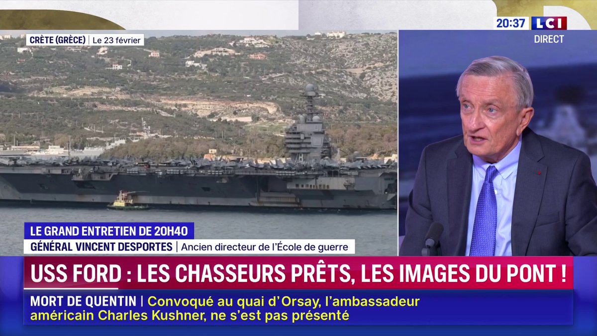 🗣️ "Aujourd'hui, Trump sent qu'il s'est piégé lui-même. Il est parti se mettre dans cette impasse avec l'Iran et il ne sait pas comment en sortir" 🔴 Le général Vincent Desportes, ancien directeur de l'École de guerre