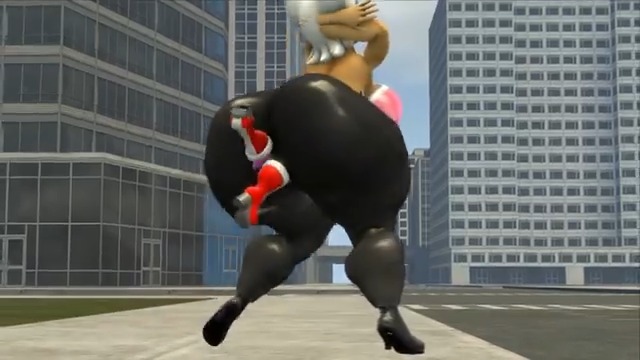 Amy waits at the bus stop and gets shoved up rouges smelly butt! Rouge the bat anal vore!